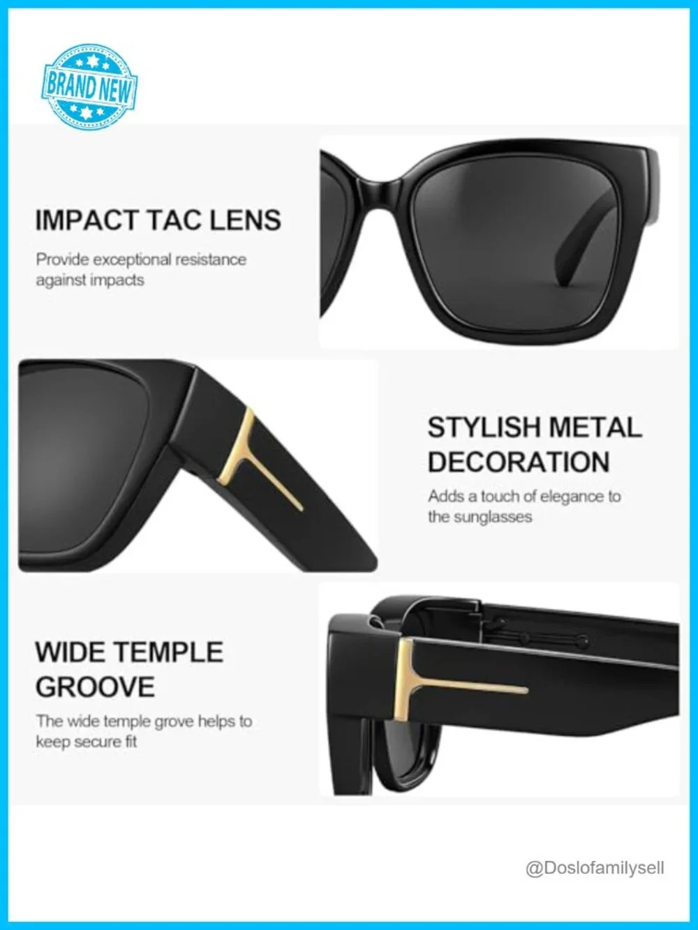 Oversized Polarized Fit Over Sunglasses for Women Men UV400 TAC Lenses